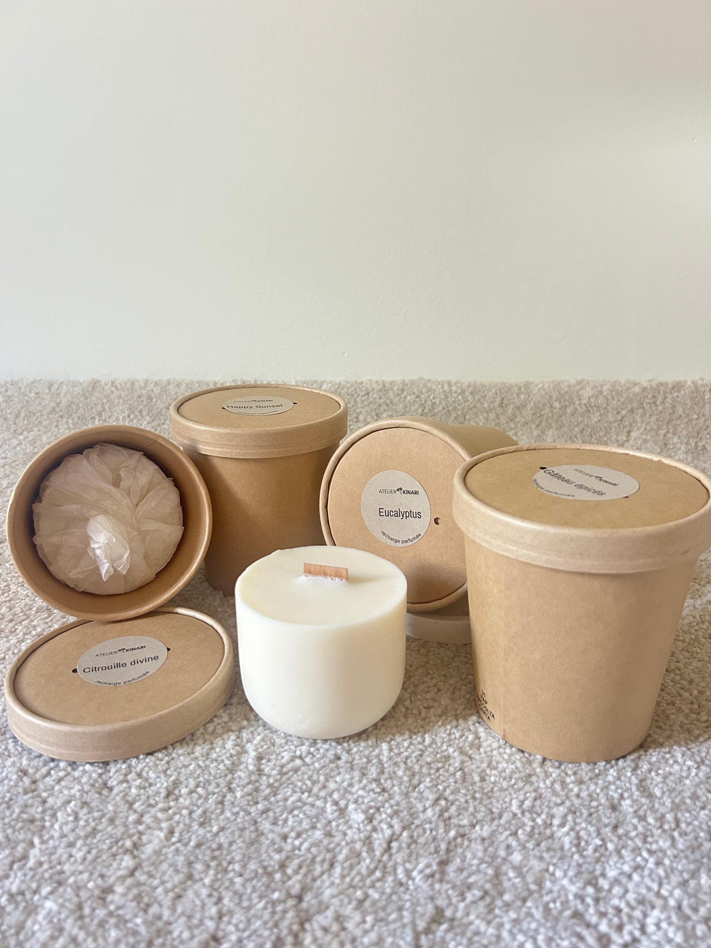 Recharge pour bougie DUO - collection printemps